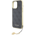 Guess 4G Charms tok medállal iPhone 15 Pro-hoz
