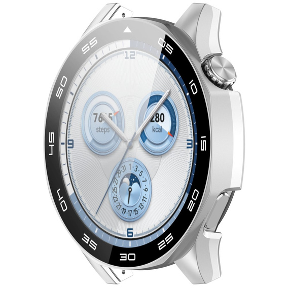 2in1 tok + edzett üveg a Huawei Watch GT 5 46mm-hoz, átlátszó