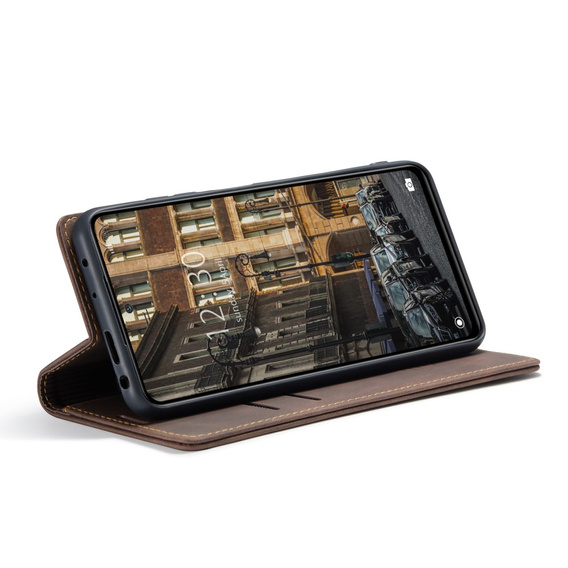 CASEME tok Xiaomi Redmi Note 11 Pro 4G/5G, Leather Wallet Case, fekete