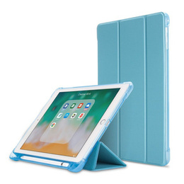 Tok iPad 9.7 2018 / 2017/ Air / Air 2, Smartcase tolltartóval, kék