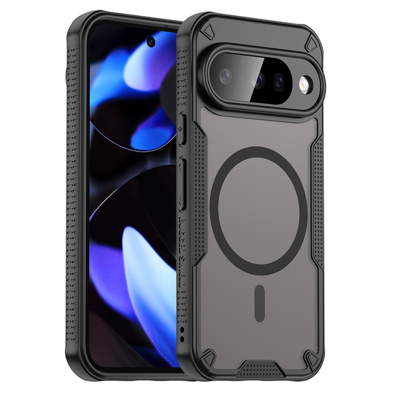 Páncélozott tok Google Pixel 10, MagSafe, matt, fekete