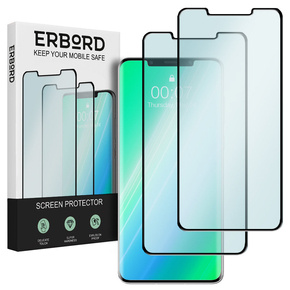 2x edzett üveg a Huawei Mate 50 Pro, ERBORD 3D teljes képernyő