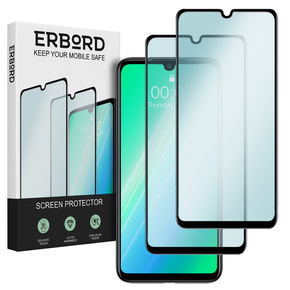 2x edzett üveg a Xiaomi Redmi Note 7, ERBORD 3D teljes képernyő