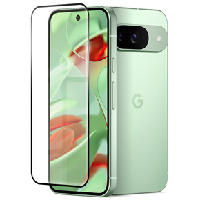 3D edzett üveg Google Pixel 9 készülékhez, fekete keret