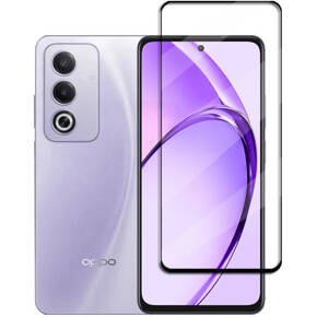 3D edzett üveg Oppo A80 készülékhez, fekete keret