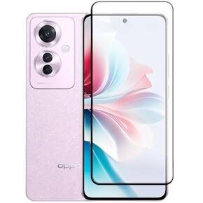 3D edzett üveg Oppo Reno 11F 5G készülékhez, fekete