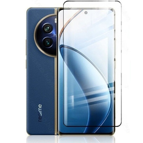 3D edzett üveg Realme 12 Pro 5G / 12 Pro+ 5G készülékhez, fekete