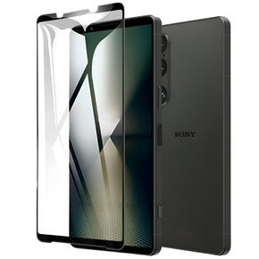 3D edzett üveg Sony Xperia 1 VI készülékhez, fekete keret