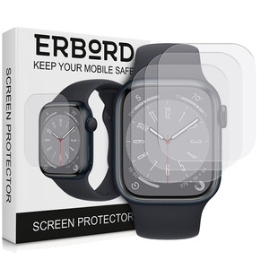 3x ERBORD hidrogél fólia Apple Watch 7/8 45mm