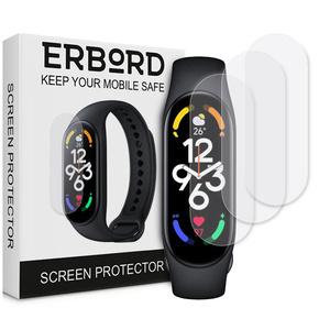 3x ERBORD hidrogél fólia Xiaomi Mi Band 6