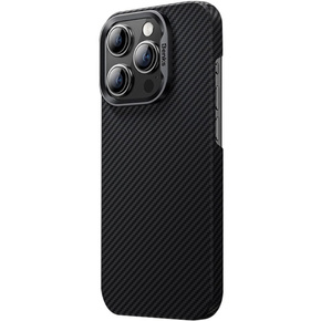 BENKS Kevlar tok iPhone 15 Pro, Carbon Fiber, fekete