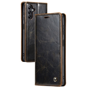 CASEME flip tok Samsung Galaxy A14 5G, Waxy Textured, kávé