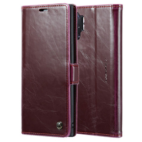 CASEME flip tok Samsung Galaxy Note 10 Plus, Waxy Textured, piros