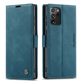 CASEME tok Samsung Galaxy Note 20 Ultra, Leather Wallet Case, zöld