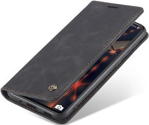 CASEME tok Samsung Galaxy S20 FE, Leather Wallet Case, fekete