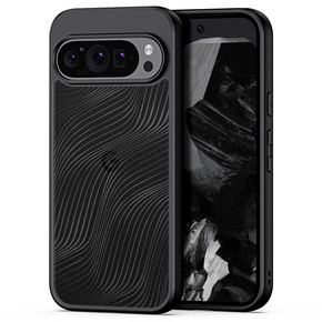 DuxDucis tok Google Pixel 9 / Google Pixel 9 Pro, Aimo case, átlátszó / fekete