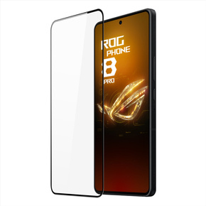 Edzett üveg ASUS ROG Phone 8 Pro, Dux Ducis teljes képernyőhöz, fekete keret