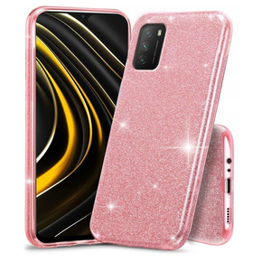 Etui Glitter Case do Xiaomi POCO M3 / Redmi 9T, Pink