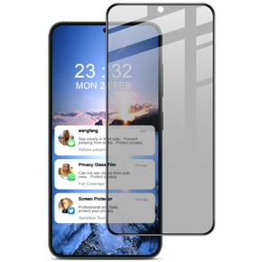 IMAK adatvédelmi edzett üveg Samsung Galaxy S24 készülékhez