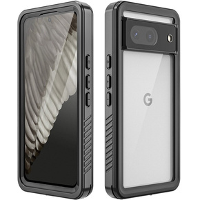 IP68 vízálló tok a Google Pixel 8, fekete