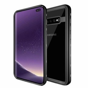 IP68 vízálló tok a Samsung Galaxy S10+ Plus, Redpepper, fekete