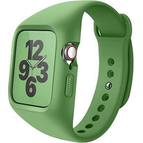 Öv + tok Suritch a Apple Watch 4/5/6/7/8/SE 44/45mm, zöld