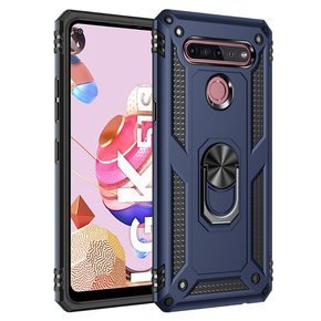 Páncélozott telefontok a LG K51S, Nox Case Ring, kék