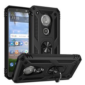 Páncélozott telefontok a Motorola Moto E5 / G6 Play, Nox Case Ring, fekete