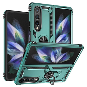 Páncélozott telefontok a Samsung Galaxy Z Fold 4 5G, Nox Case Ring, zöld