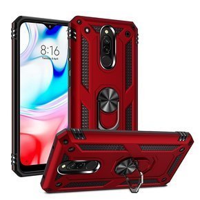 Páncélozott telefontok a Xiaomi Redmi 8 / 8A, Nox Case Ring, piros