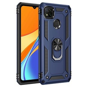 Páncélozott telefontok a Xiaomi Redmi 9C, Nox Case Ring, sötétkék