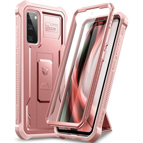 Páncélozott tok a Samsung Galaxy S20 FE, Dexnor Full Body, rózsaszín rose gold