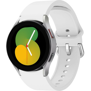 Pasek Silikonowy do Samsung Galaxy Watch 4/5, Biały