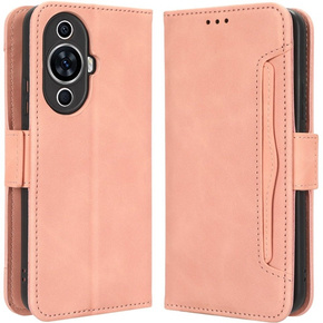 Pattintható tok a Huawei Nova 11 Pro, Card Slot, rózsaszín