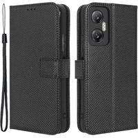 Pattintható tok a Infinix Hot 20 5G, Wallet Smart Magnet Case, fekete