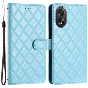 Pattintható tok a Oppo A38 4G / Oppo A18 4G, Wallet, BINFEN COLOR, kék