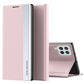 Pattintható tok a Samsung Galaxy M33 5G, Side Magnetic, rózsaszín