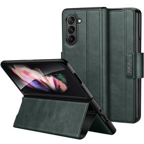 Pattintható tok a Samsung Galaxy Z Fold5 5G, Wallet, sötétkék