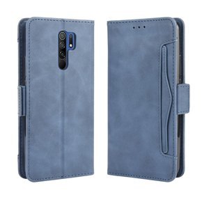 Pattintható tok a Xiaomi Redmi 9, Card Slot, kék