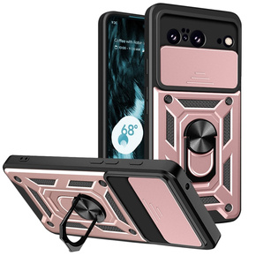 Telefontok a Google Pixel 8, CamShield Slide, rózsaszín rose gold