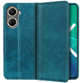 Telefontok a Huawei Nova 10 SE, Wallet Litchi Leather, zöld