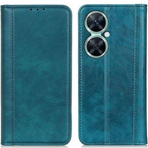 Telefontok a Huawei Nova 11i, Wallet Litchi Leather, zöld