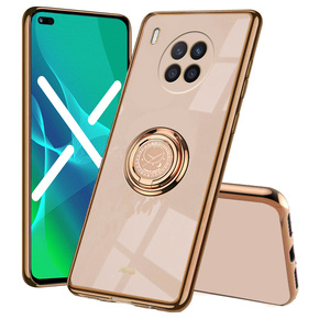 Telefontok a Huawei Nova 8i, Case, Electro Ring, rózsaszín rose gold