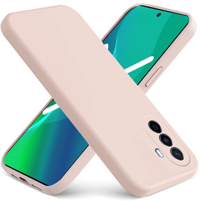 Telefontok a Huawei Nova Y70, Silicone Lite, rózsaszín