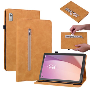 Telefontok a Lenovo Tab M9, Wallet Pen Slot, sárga