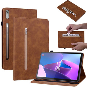 Telefontok a Lenovo Tab P11 Pro Gen 2, Wallet Pen Slot, barna