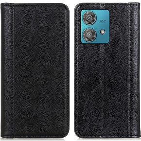 Telefontok a Motorola Edge 40 Neo, Wallet Litchi Leather, fekete