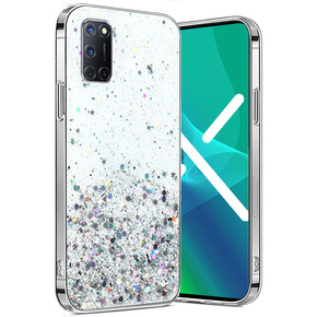 Telefontok a Oppo A52 / A92 / A72, Glittery, átlátszó