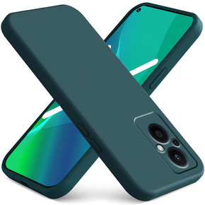 Telefontok a Oppo Reno7 Lite, Silicone Lite, zöld