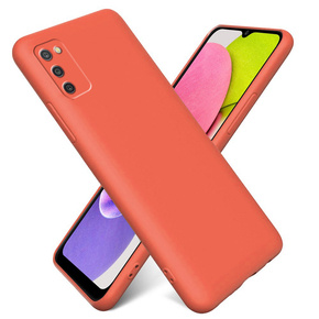 Telefontok a Samsung Galaxy A03S, Silicone Lite, rózsaszín